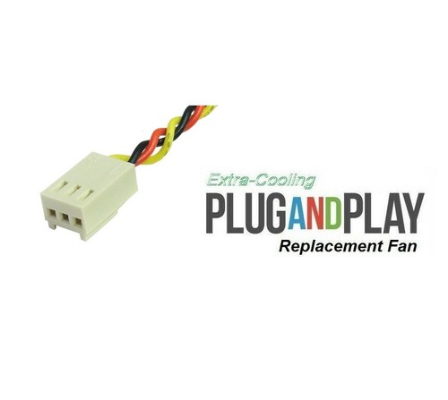 LOT 2x Replacement Fans for Dell PowerConnect 5524P 5524 VT1GD - Picture 2 of 6