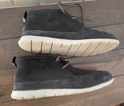 UGG Energ Treadlite Black Chukka Mens Suede Waterproof Shoes  display picture 1