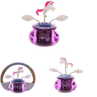 Solar Powered Pal Dancing UNICORN With Clouds Window Sill Car Dashboard Sun Gift | eBay