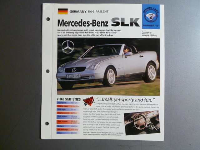 1996 Mercedes SLK Roadster