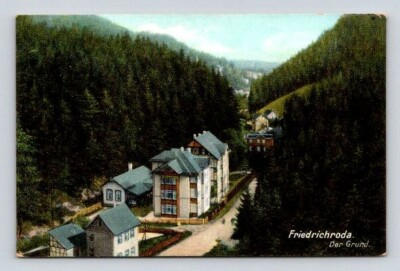 AK Friedrichroda Der Grund Germany Postcard