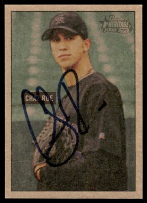 チャチャページ 2005 Bowman Heritage Mahogany Chaz Roe Rookie Auto Colorado