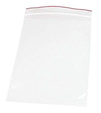 Reclosable Poly Bag Zipper Seal 7" x 5", 2 mil, Clear, Pk1000