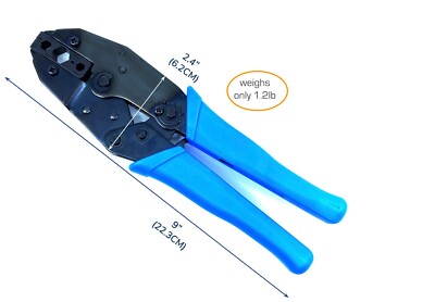 Crimpmaster Ideal Industries 30-582 Die Ratcheting Coaxial Cable Crimp Crimpmaster Ideal Industries 30-582 Die Ratcheting Coaxial Cable Crimp