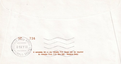 Vaticano 1991 4 FDC Venecia Viaje Restauración Capilla Sixtina N5145 - Picture 4 of 4