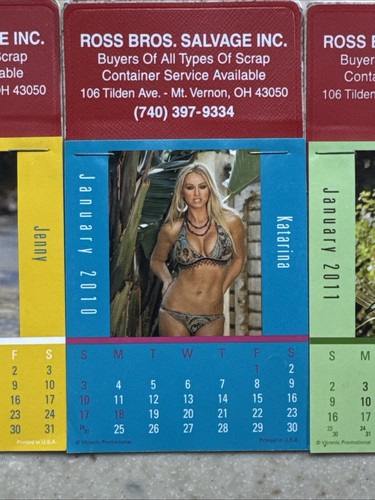 3 Ross Bros. Salvage Mt. Vernon, Ohio Advertising Calendars 2009-11 TARA REID - Picture 3 of 7
