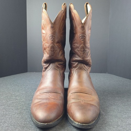 Stivali western Ariat donna Heritage - punta tonda marrone taglia 9,5B - Foto 2 di 9