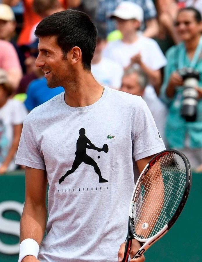 Lacoste djokovic t shirt sales