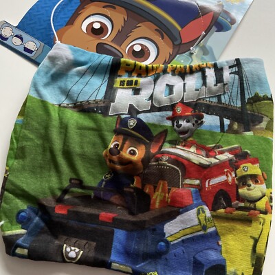 Paw Patrol Jungen Schlauchschal + Geschenk Maske - warmes Fleece - Einheitsgröße