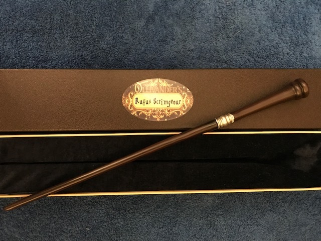 Varita Rufus Scrimgeour 14", Harry Potter, Ollivander's, Noble Mundo Mágico, HP