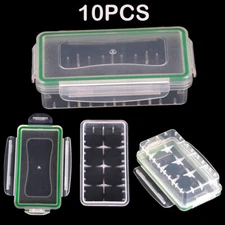 10PCS Waterproof Battery Storage Case Holder Organizer For 18650/CR123A A932