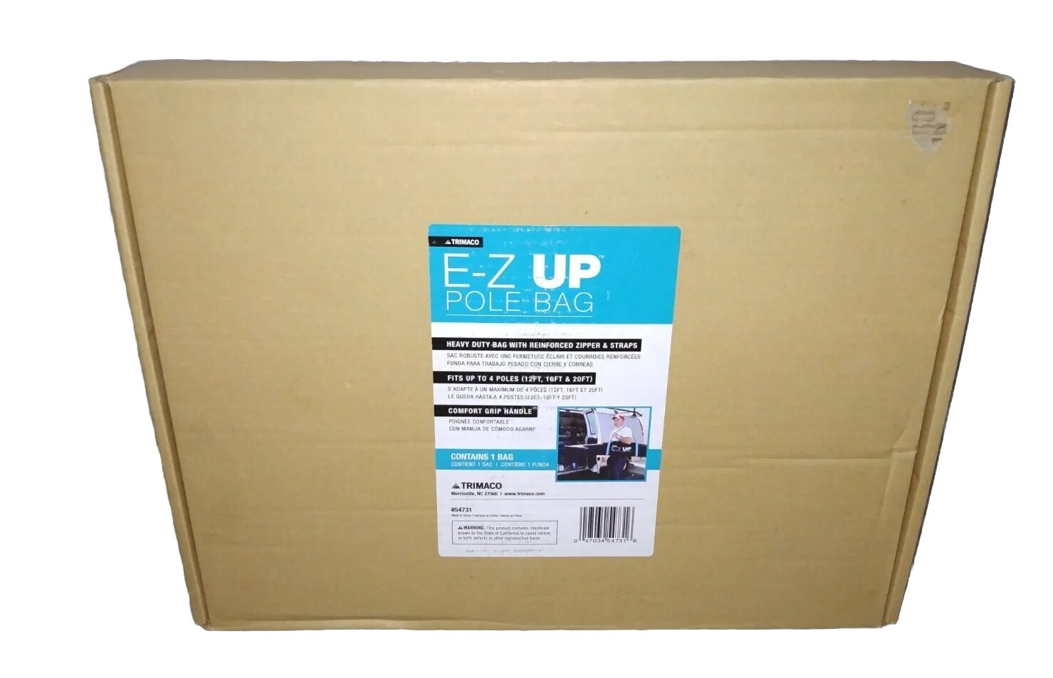 E-Z Up 54731 Carry Bag,Black,Polyester,79-23/32" L