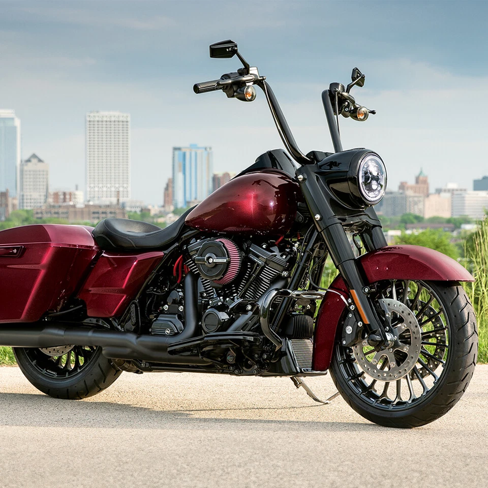 Manillar colgante Ape de 12"" 14"" 16" 18"" de elevación 1-1/4" para Harley Softail Dyna FXD Foto 4 de 4