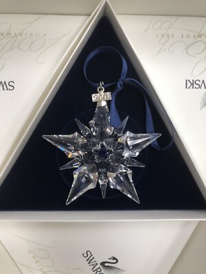 Swarovski Christmas Ornament 2001 Annual Super Rare Case Fresh