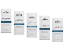 Cremo Cologne For Men, Blue Cedar & Cypress 3.4 Fl. Oz. - Pack of 5