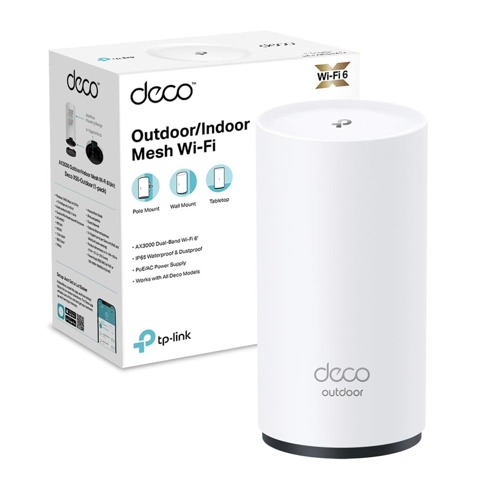 TP-Link Deco X50 Outdoor WiFi 6 Mesh AX3000 Sistema Esterno Offerta