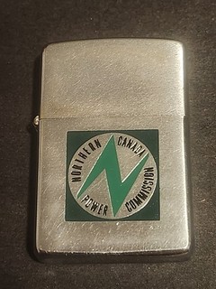Zippo Cascate del Niagara Canada 1963 1967 Vintage Power Commission Pat 50
