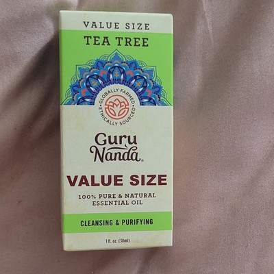 GuruNanda Tea Tree Essential Oil All Natural Non-GMO Cruelty-Free GC/MS-Tested