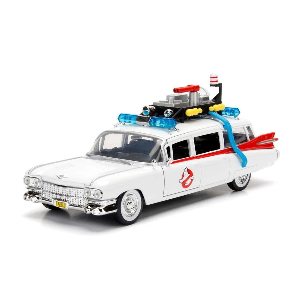 Ghostbusters S.O.S. Fantômes Véhicule 1/24 ECTO-1 métal JADA Toys - Photo 3/4