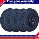 ✅4-Pack Trailer Tires Wheels 8" Rim 4.80-8 480-8 4.80x8 PCD 5 Lug on 4.5" 6PR