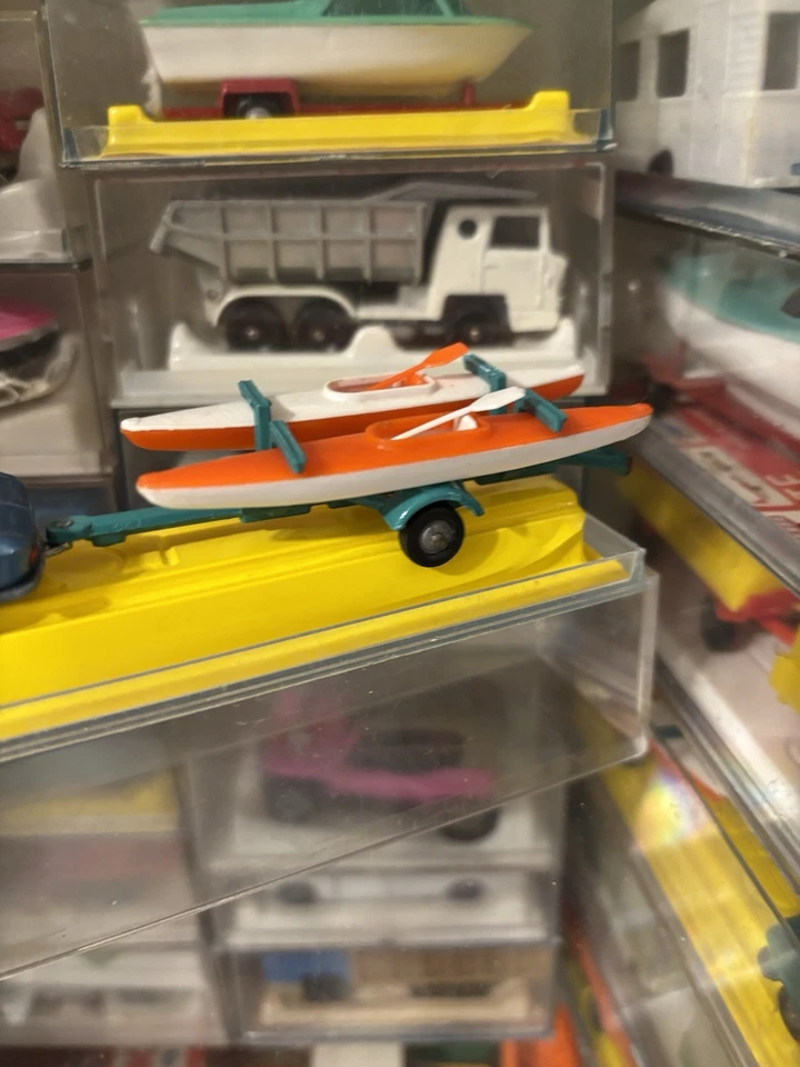 Majorette Rare Peugeot 204 rames dans les canoës  - Photo 4/4