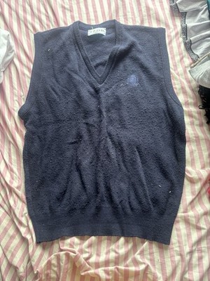 Adorable Vintage 90s Men s Navy Blue IZOD sweater Best Size Large - Worn