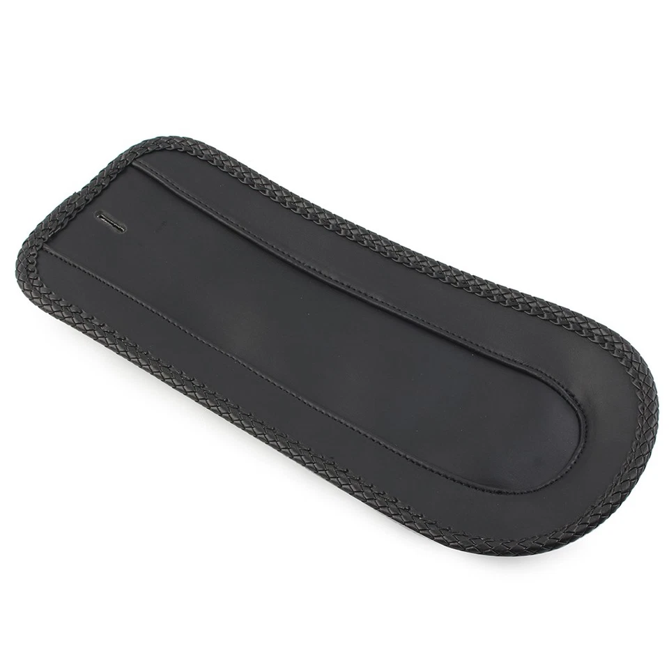 Guardabarros trasero de cuero PU negro para motocicleta asiento individual para Kawasaki Vulcan 1500 Foto 4 de 4