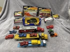 Lot Of Vintage And Boxed Corgi Cars Taxi Lorry Lorries Land Rover Tractor