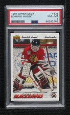 1991-92 Upper Deck Dominik Hasek #335 PSA 8 HOF 08de