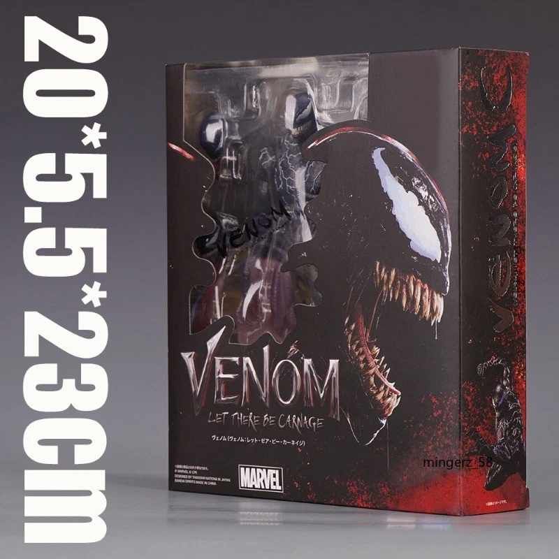 Nuevo SHF Venom Let There Be Carnage 2ª versión Caja de figuras de acción juguetes regalos Foto 2 de 4