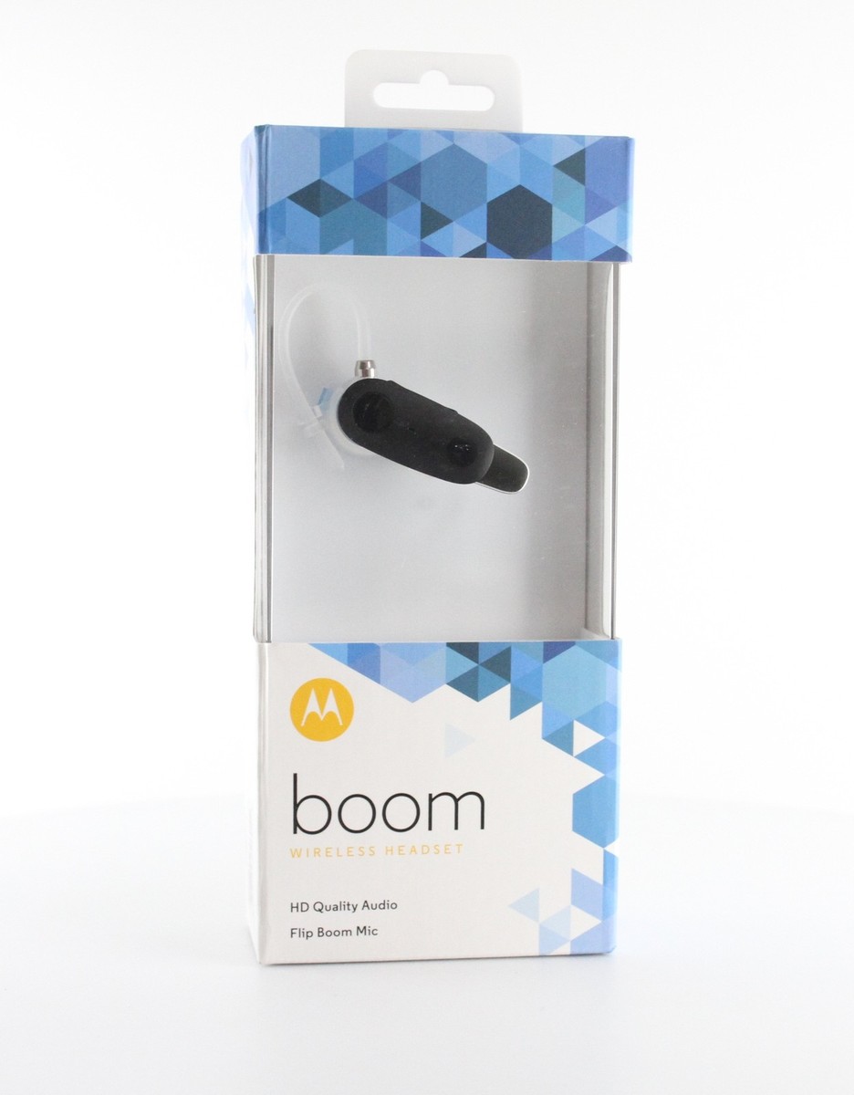 Motorola Boom Wireless Noise Cancelling Earbud Black (89605N