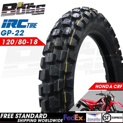 IRC GP-22 Motorcycle Tire 120/80-18 Tube-Type For HONDA CRF, KAWASAKI KLX