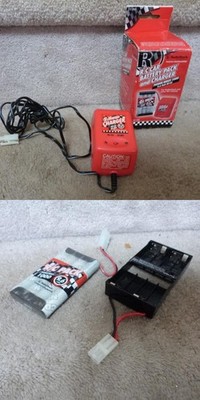 RadioShack R/C Car OEM Battery Pack & Charger DESPERADO Tray 60-4315 9.6V Ni-Cd