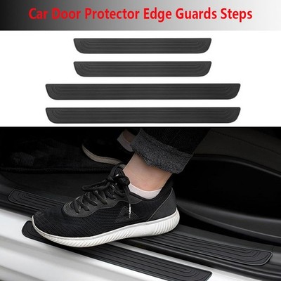 4pcs For Hyundai Accessories Rubber Car Door Scuffs Sill Cover Step Protector