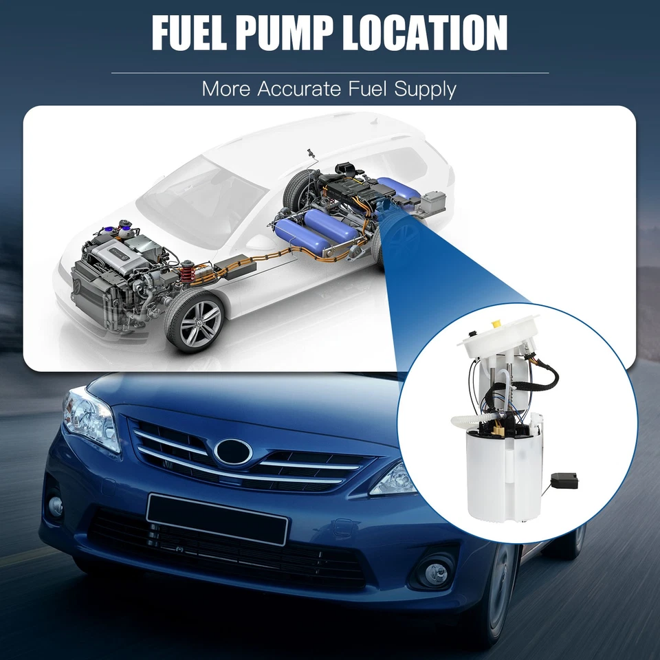 Conjunto de bomba de combustible compatible con Audi A6 Premium 2.0L A6 Quattro Prestige 3.0L 2012-2016 Foto 3 de 4