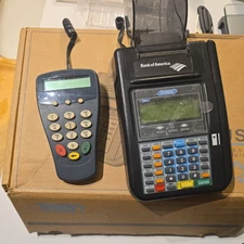 Hypercom T7Plus POS Credit Card Machine Terminal W/ keypad Model P 1300