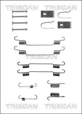 Triscan ZubehöRsatz, Bremsbacken Hinterachse U.A. FüR Subaru, Suzuki-image