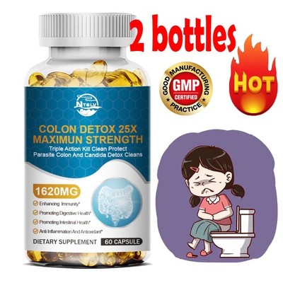Colon detoxification capsules help regulate metabolism balance gut microbiota