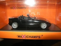 1:43 Maxichamps Bmw Z1 E30 1991 Black/Schwarz In Ovp