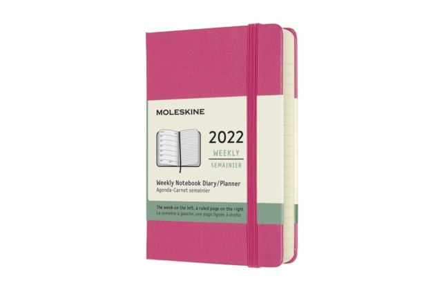 Moleskine 2022 12-Month Weekly Pocket Hardcover Notebook (Paperback Book)