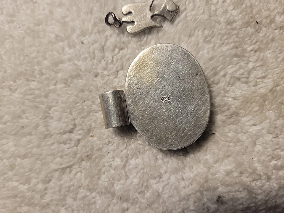 Turquoise And Coral And Lapis Pendants - Image 3 of 4