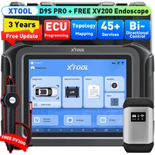 2025 XTOOL D9S PRO XV200 Auto Diagnostic Tool Scanner ECU Key Programmer FCA