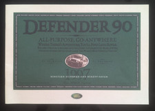 Original 1997 Land Rover Defender 90 Dealer Sales Brochure * 1 Page Missing