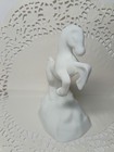 Custom OOAK Mosser White Milk Satin Glass Fenton Unicorn Mould Horse By  JS 2026 — photo 8