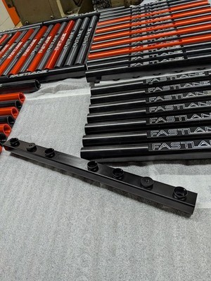 Einspritzleiste Aluminium Audi 10V Turbo MC schwarz CNC gefräst billet
