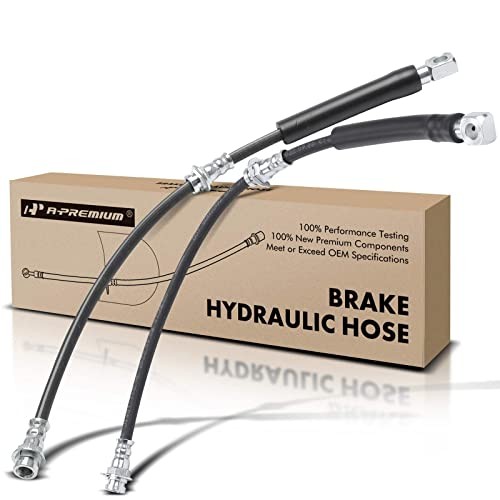  Brake Hydraulic Hose Compatible with Select Chevy Front Driver and Passenger
