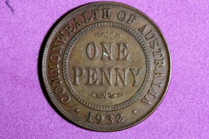 1932 Australia Bronze Penny #M25728