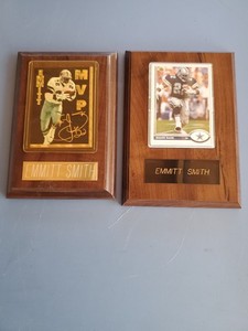 2-EMMITT SMITH PLAQUE WITH CARD