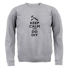 Keep Calm and Do DIY - Kids Hoodie / Sweater - Handyman Tradesman Decorating