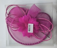 New Rose Tea Party Fascinator Headwear Wedding Cocktail Church Hat Clip
